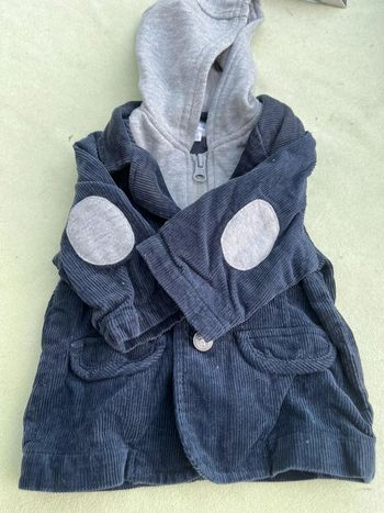 Manteau velour kitchoun taille 3 ans