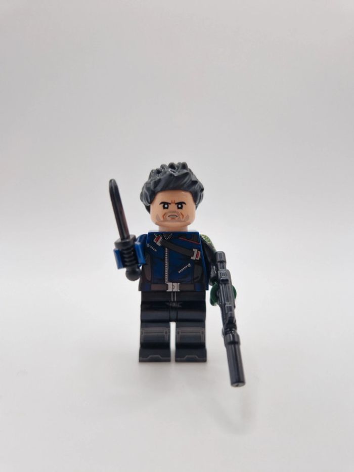 Figurine type lego Soldat de l'hiver Marvel