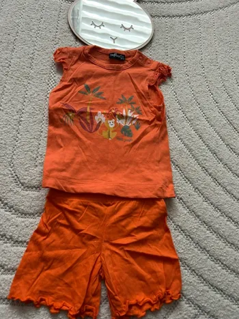 Ensemble été orange