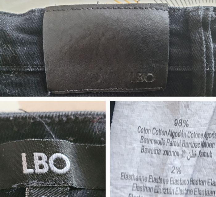 La Boutique Officielle LBO Jean TFr38/TUS28/TM - Noir-Coupe Skinny  en TBE - photo numéro 4