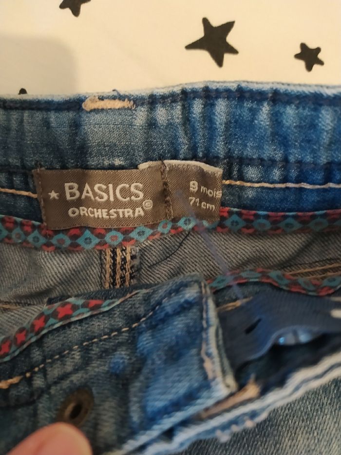 Short en jean taille 9 mois - photo numéro 2