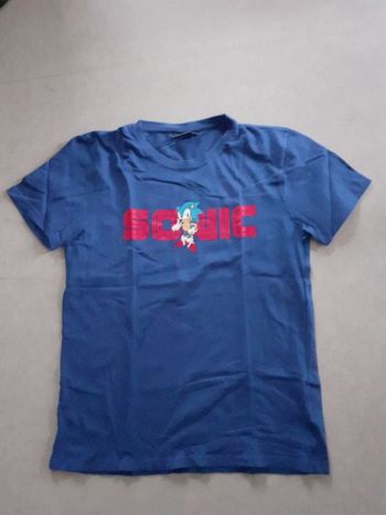 Tee-shirt bleu marine « Sonic »