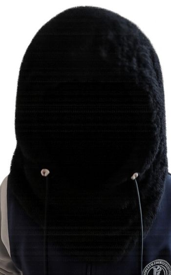 Cagoule avec cache cou intégré 