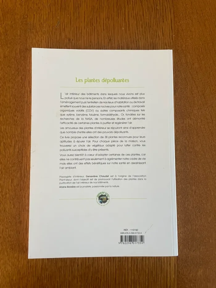 Livre les plantes dépolluantes - photo numéro 2