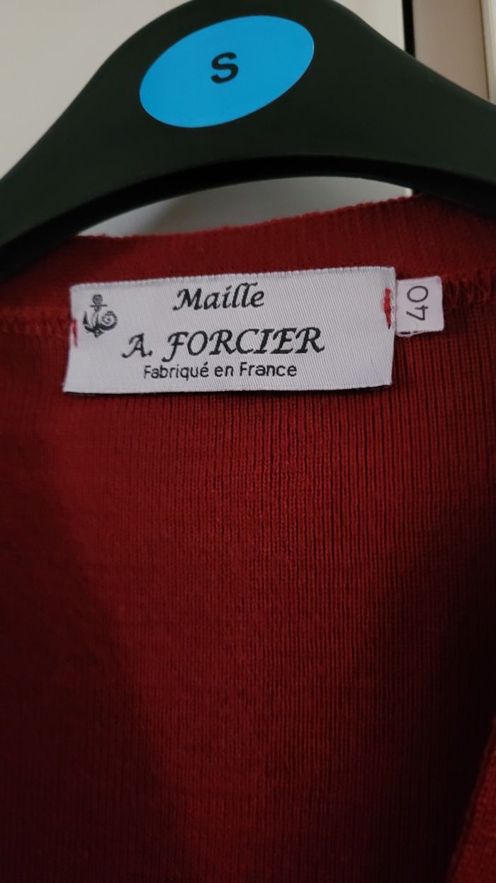 Cardigan Bordeaux - photo numéro 7