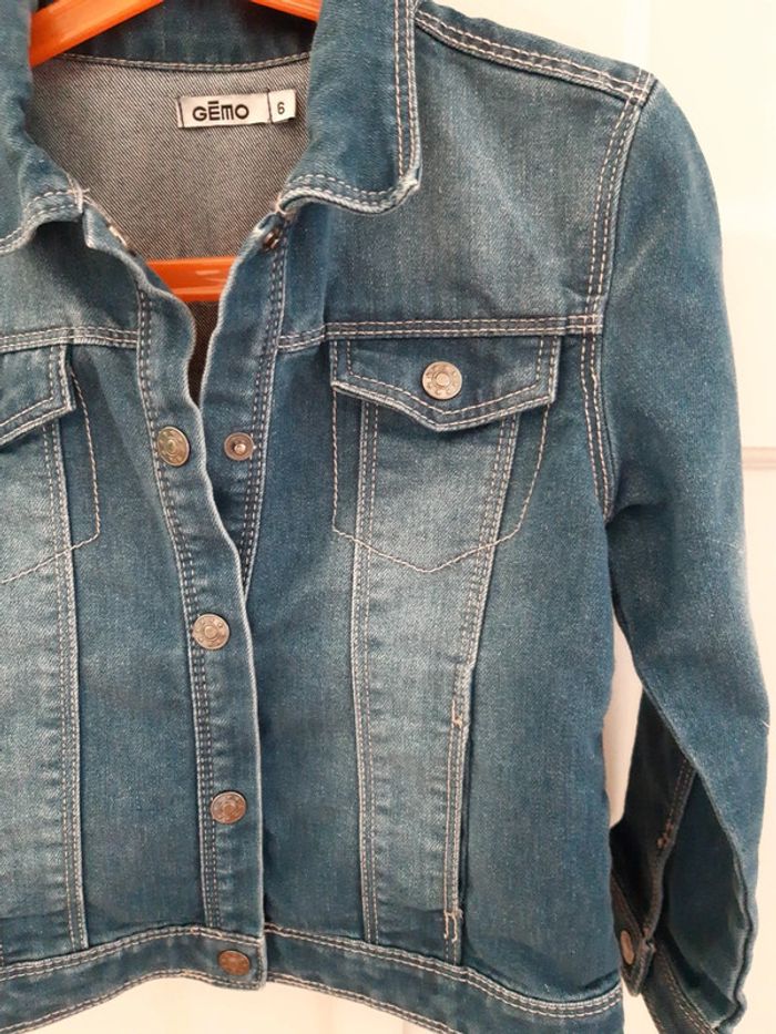 Veste en jean 6ans fille - photo numéro 3