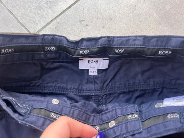 Pantalon hugo boss 10 ans slim fit tbe  Bleu marine - photo numéro 3