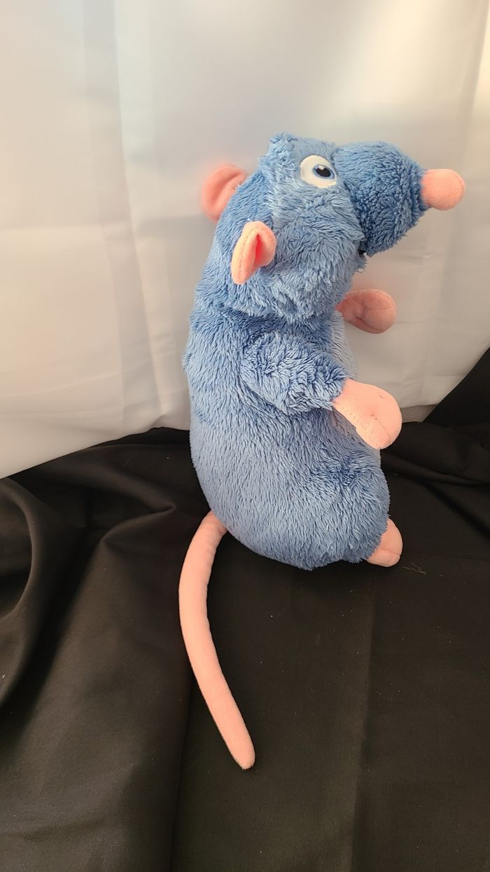Peluche rat Remy NICOTOY Disney Ratatouille classique bleu - photo numéro 2