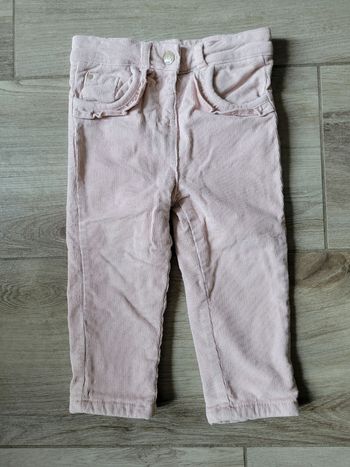 Pantalon chaud en velours côtelé taille 18 mois
