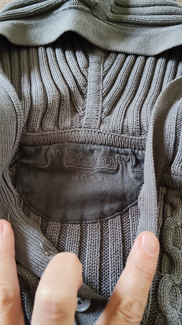 Pull marron à capuche 3 ans - photo numéro 2