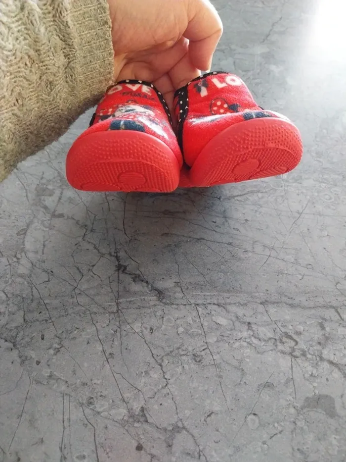 Chausson bébé minnie T.19 - photo numéro 2