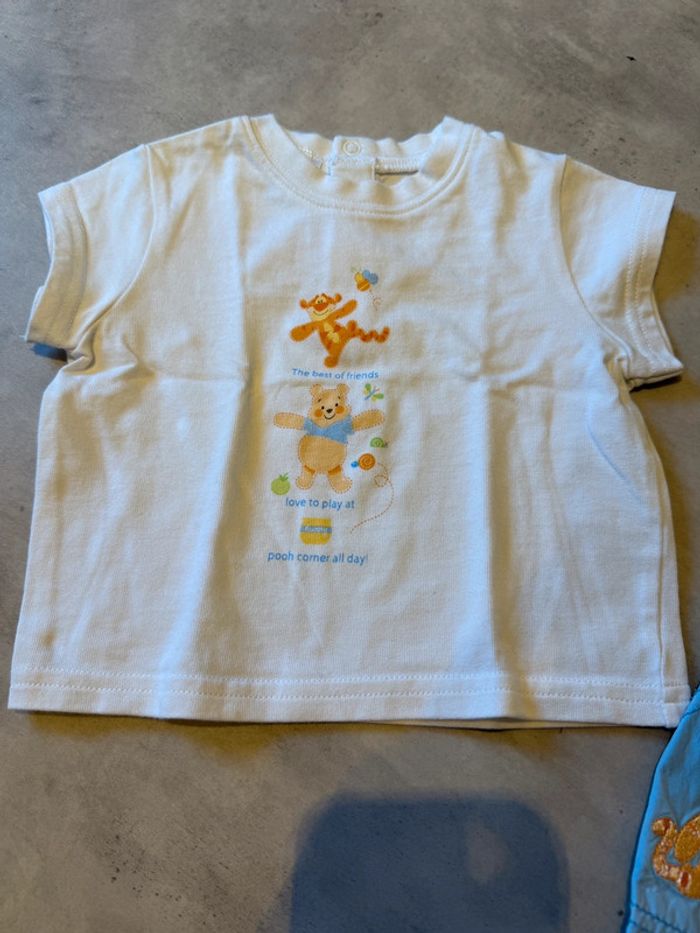 Ensemble t-shirt et pantalon bébé Winnie l’ourson Disney 3/6 mois - photo numéro 3