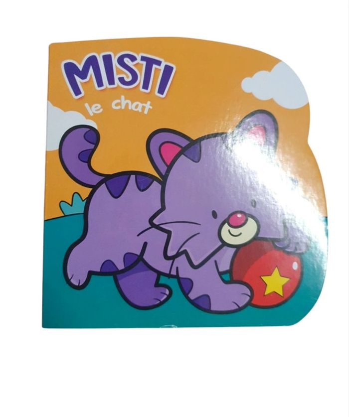 Livre cartonné misti le chat 🐱