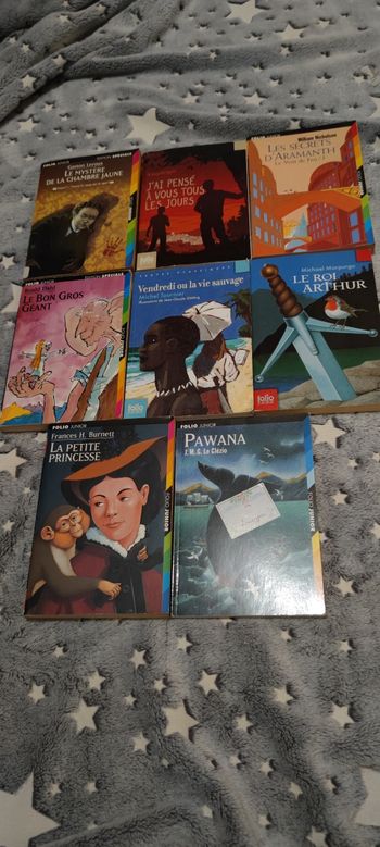 Lot 8 romans jeunesse poche