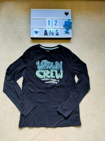 T-shirt manches longues garçon 12 ans Kiabi
