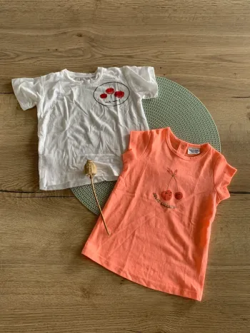 Lot de 2 T-shirt fille - 9mois - tape a l’œil