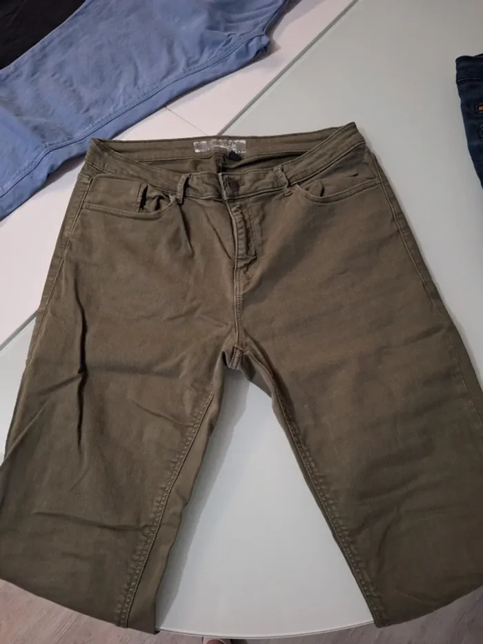 Lot 5 pantalons jeans 40 - photo numéro 6