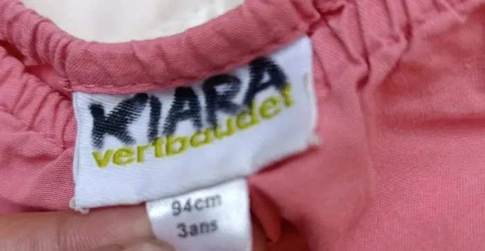 T-shirt manches courtes rose 3 ans Vertbaudet - photo numéro 5