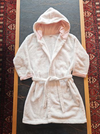 Robe de chambre blanche Linvosges 6-7 ans