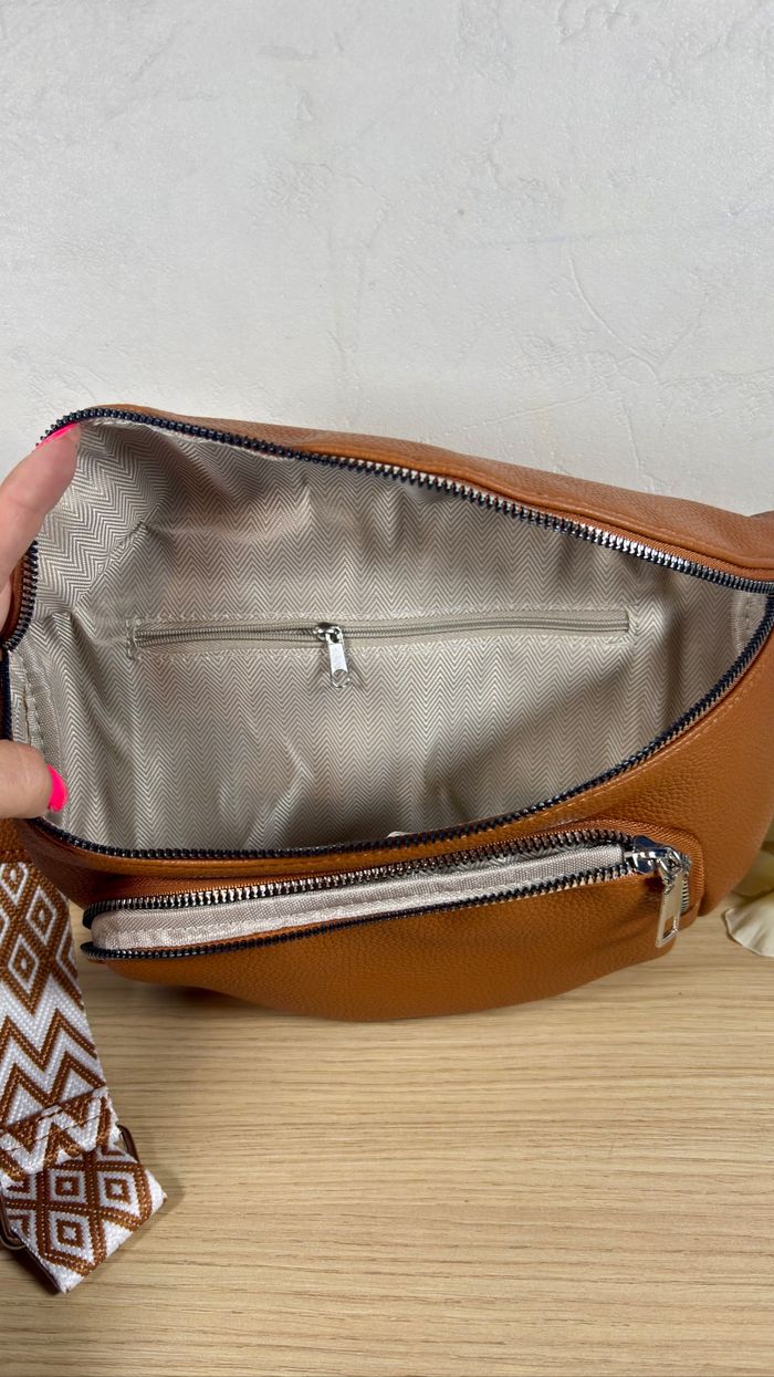 Sac épaule bandoulière neuf très tendance marron - photo numéro 3