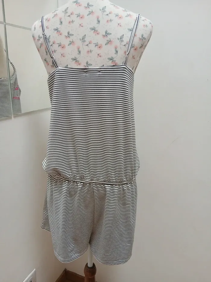 Combishort rayé noir et blanc Ardene taille XL - photo numéro 6