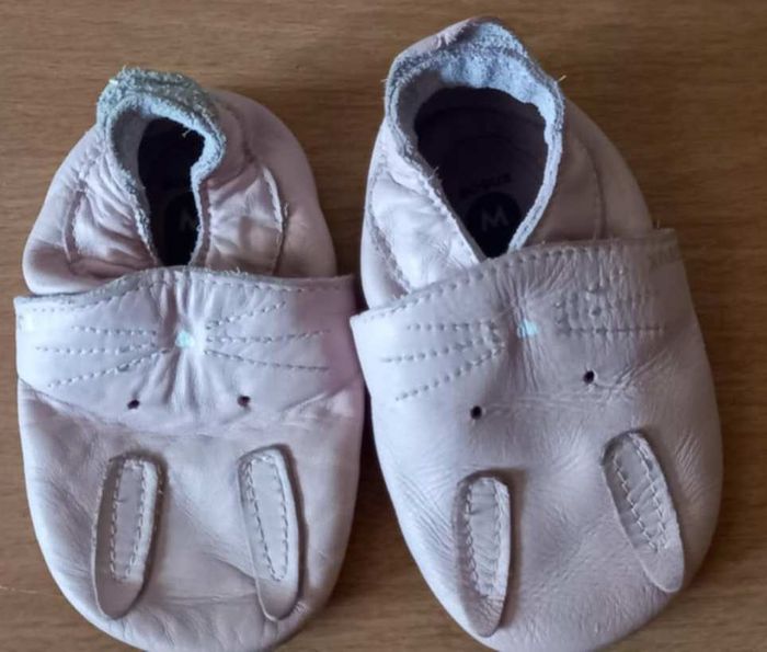chaussons en cuir Bobux