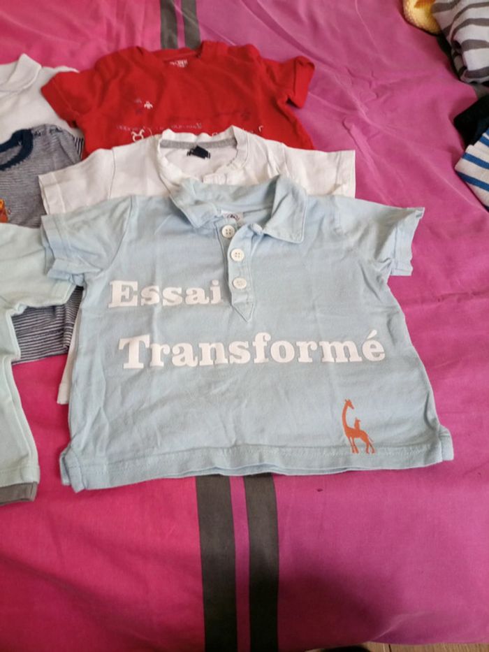 Lot t-shirt 12 mois - photo numéro 2