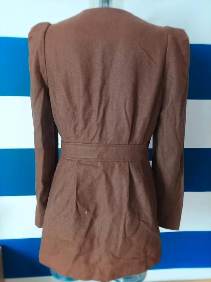 Veste marron neuf sans étiquette Lucy&Co femme taille 38/40 - photo numéro 3