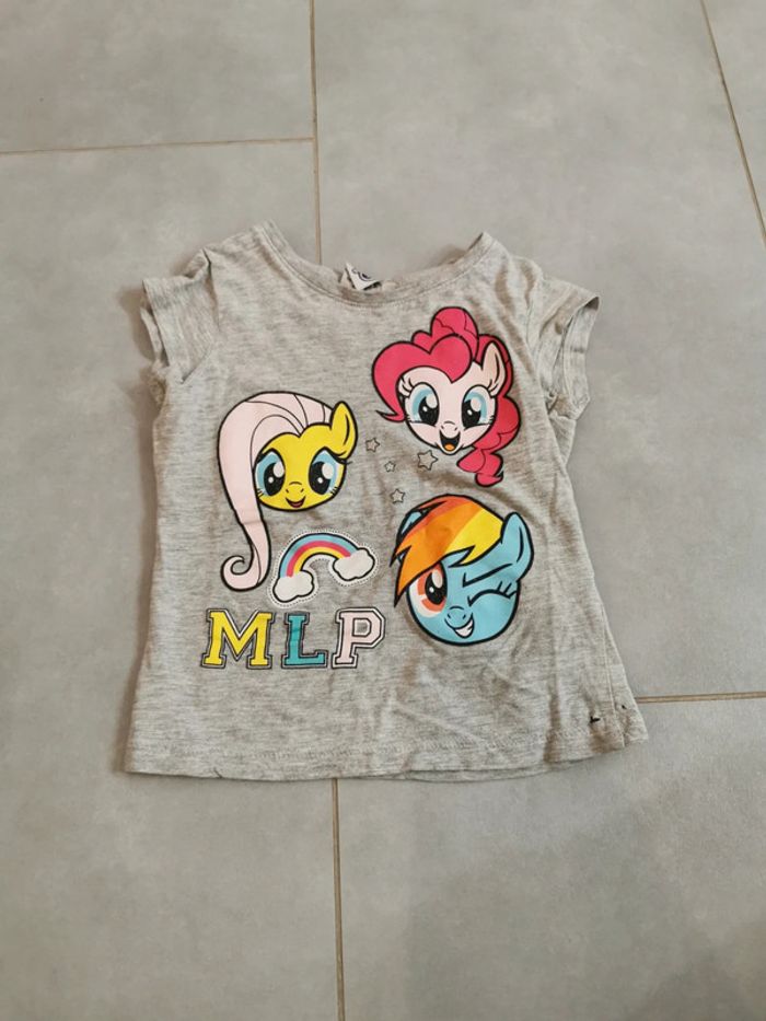 Tee-shirt manche courte my little pony 4 ans
