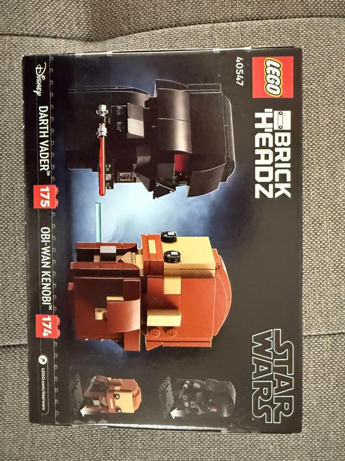 LEGO 40547 BrickHeadz Obi-Wan Kenobi & Dark Vador – Neuf, Scellé - Star Wars - photo numéro 2