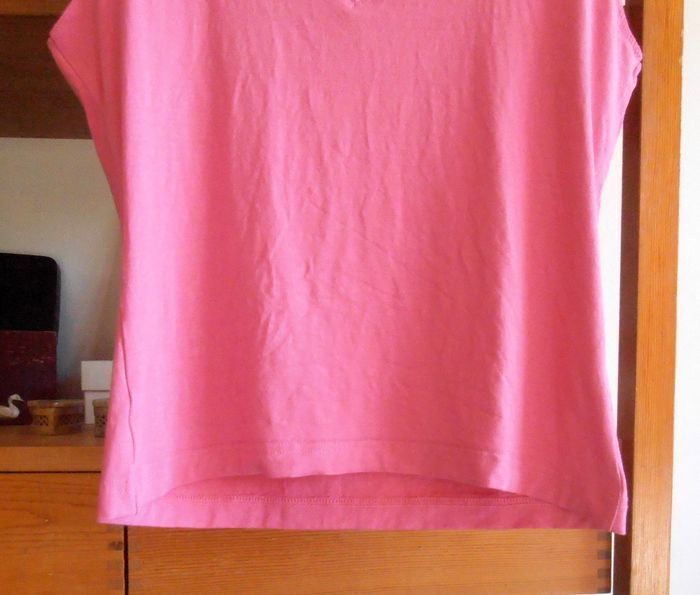 T-shirt rose femme, taille L 40, printemps, été - photo numéro 3
