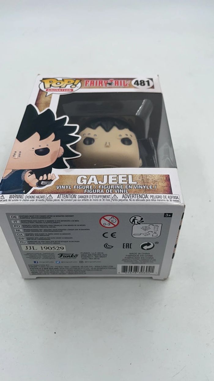 Figurine Funko Pop Fairy Tail N•481 Gajeel - photo numéro 6