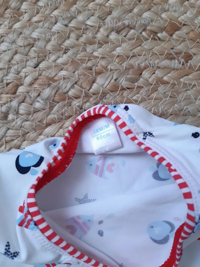 Tee shirt de bain anti UV Obaibi 18 mois - photo numéro 4
