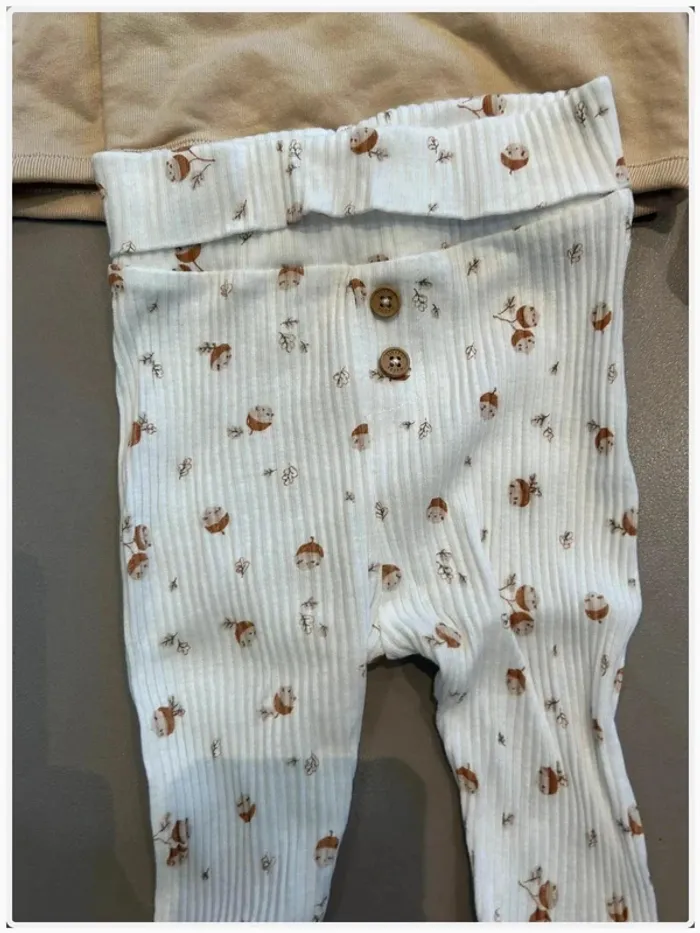 Ensemble bébé 6 mois Sergent Major – haut + legging + chaussettes - photo numéro 4