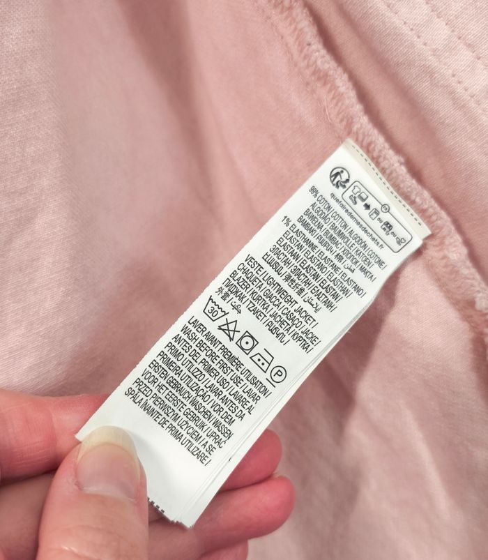 🌸 Veste en jean - Rose - Kiabi - 10 ans 🌸 - photo numéro 7