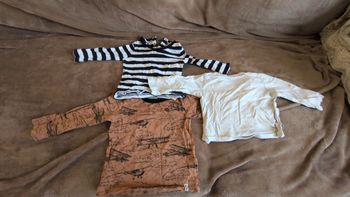 Lot de 3 t-shirts manches longues