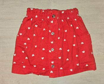 Jupe rouge coeur