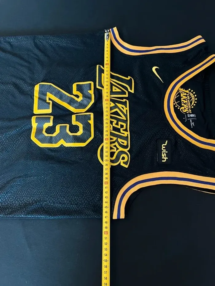Maillot Lakers Numéro 23 Lebron James Swingman - photo numéro 4
