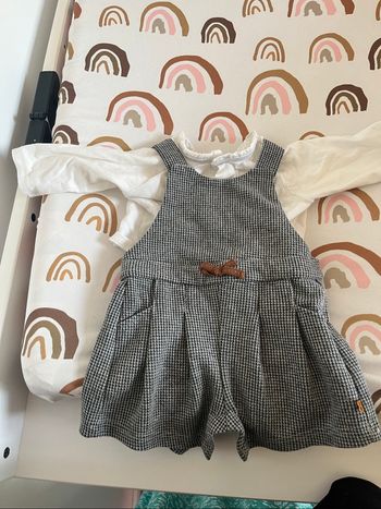 Salopette avec chemise