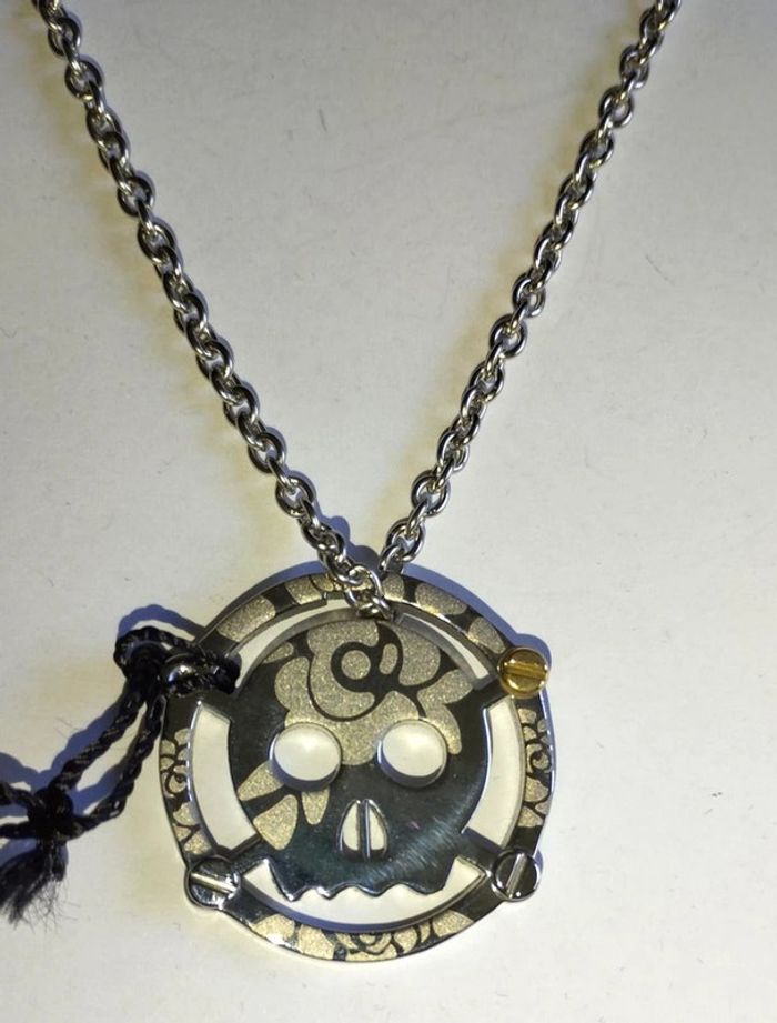 Collier tête de mort Zoppini neuf - photo numéro 4