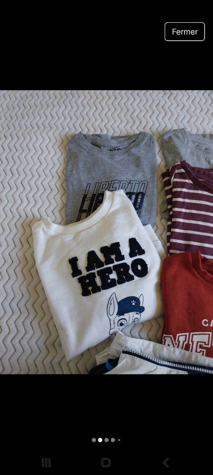 Lot vêtements garçon 5-6 ans - photo numéro 2