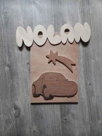 Plaque de porte / décoration chambre NOLAN