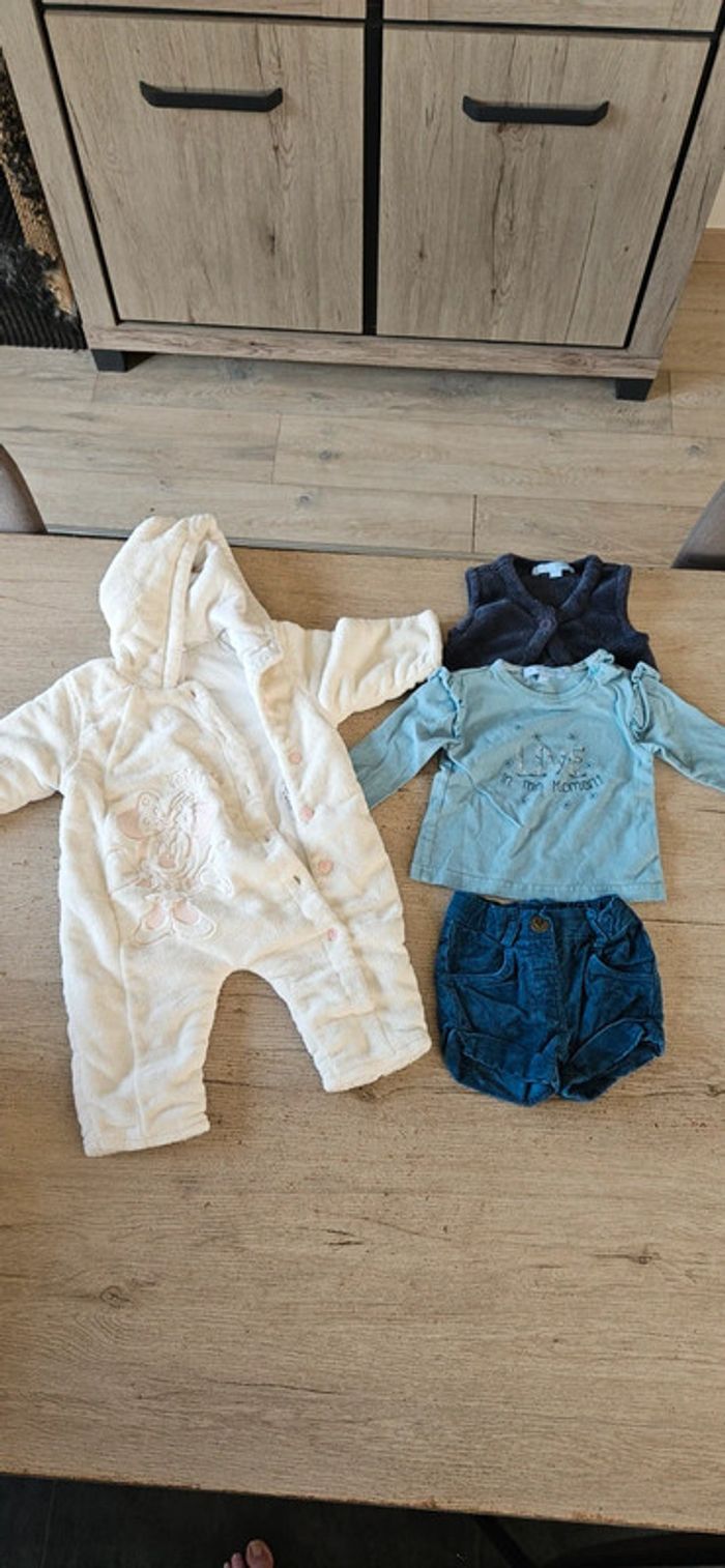 Lot de 15 vêtements fille hiver, 9 mois - photo numéro 3