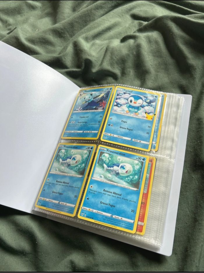 Cahier carte pokémon + carte - photo numéro 4