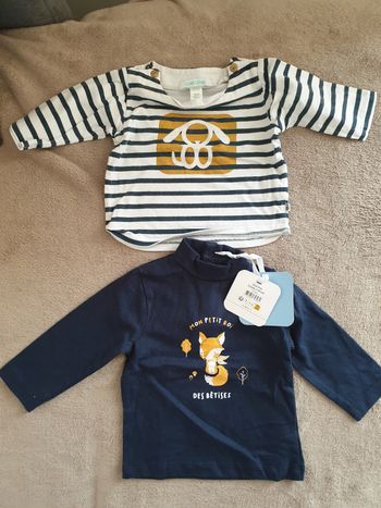 T shirts ML 3 mois