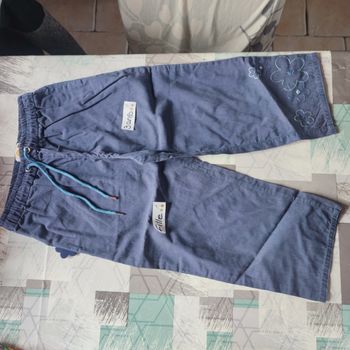 Pantalon bleu marine Charlie et prune 3 ans fille