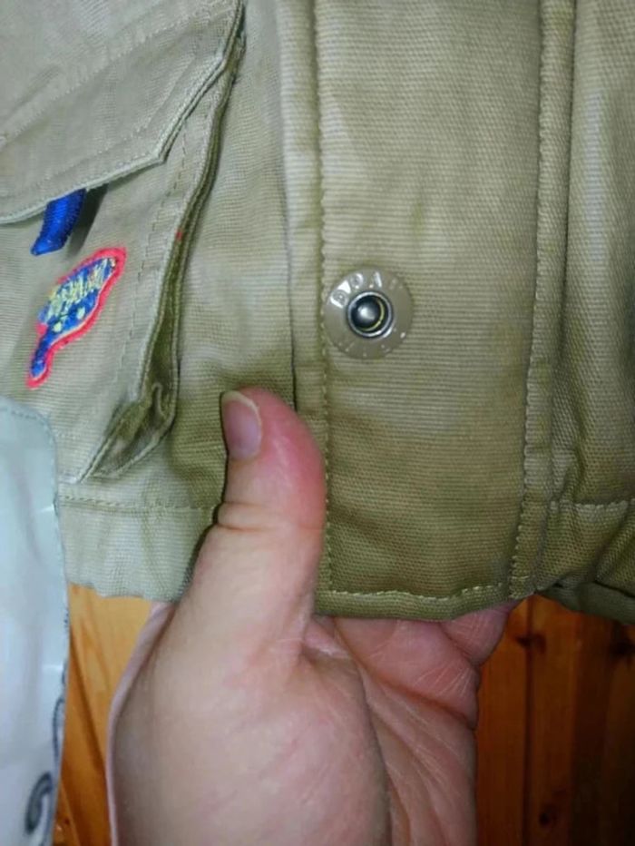 Jolie veste enduite DPAM très sympa et originale taille 9 mois - photo numéro 7