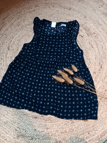 Blouse bleu marine