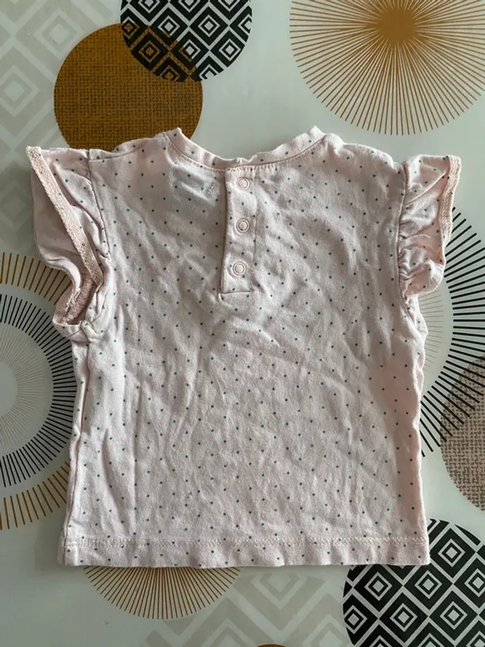 T-shirt 3 mois fille kiabi - photo numéro 2