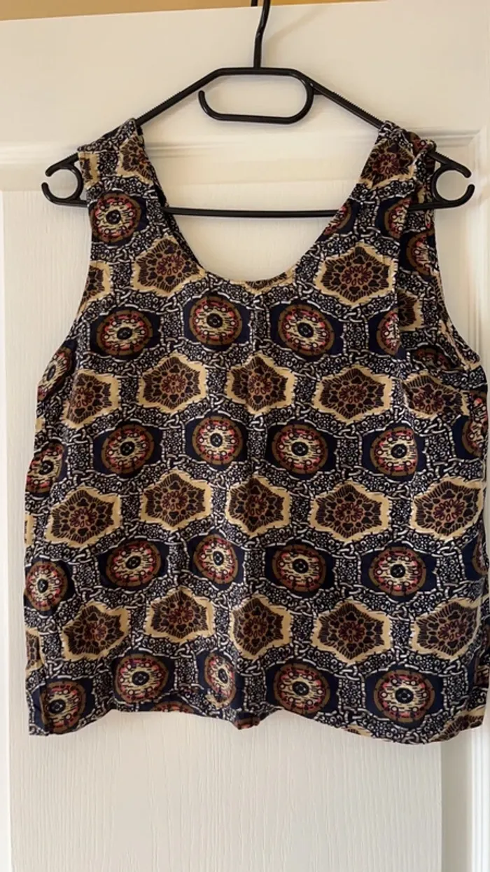 Débardeur à motifs